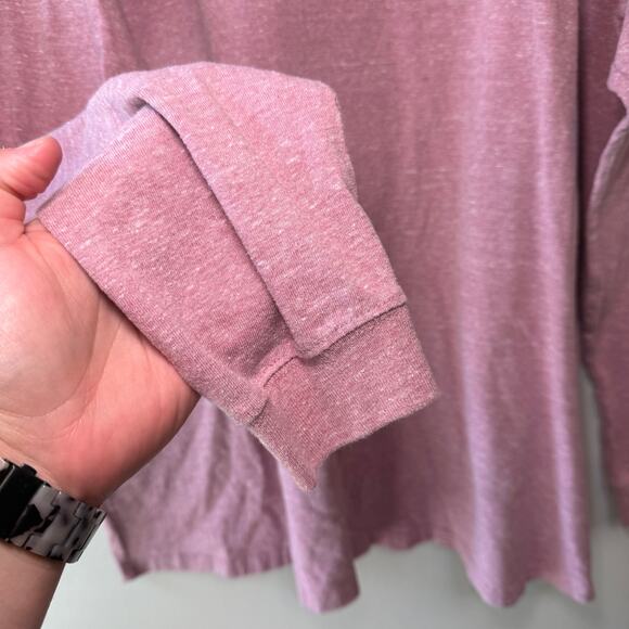 Carhartt Women's Loose Fit Classic Logo Long Sleeve Tee Light Pink Gold Size 1X - Picture 3 of 7